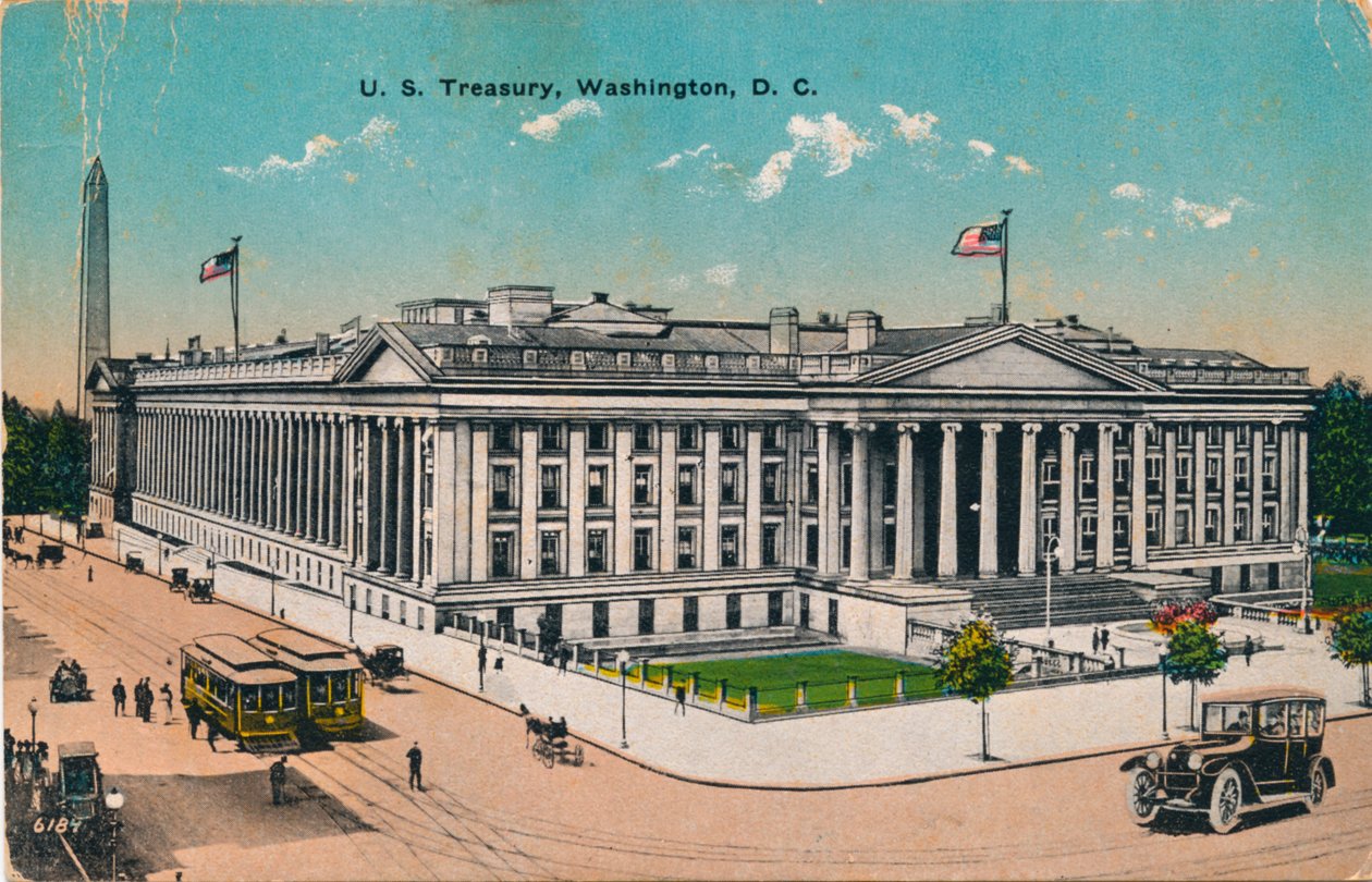 Trésor des États-Unis, Washington, DC, vers les années 1920 - Unbekannt