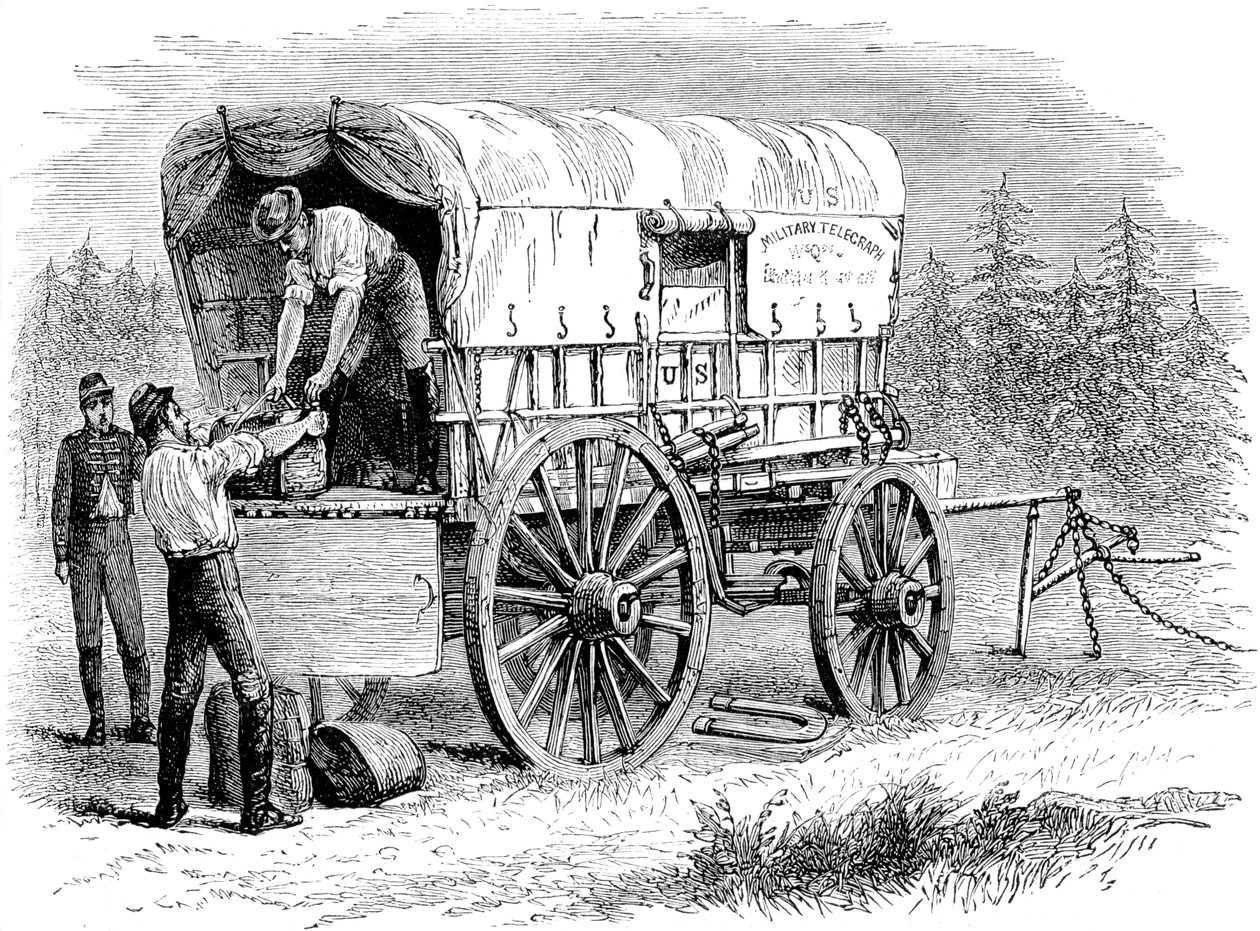 Wagon télégraphique militaire américain, guerre civile américaine - Unbekannt