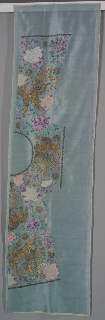 Robe non coupée : Panneau avant gauche et arrière, vers 1890 - Unbekannt