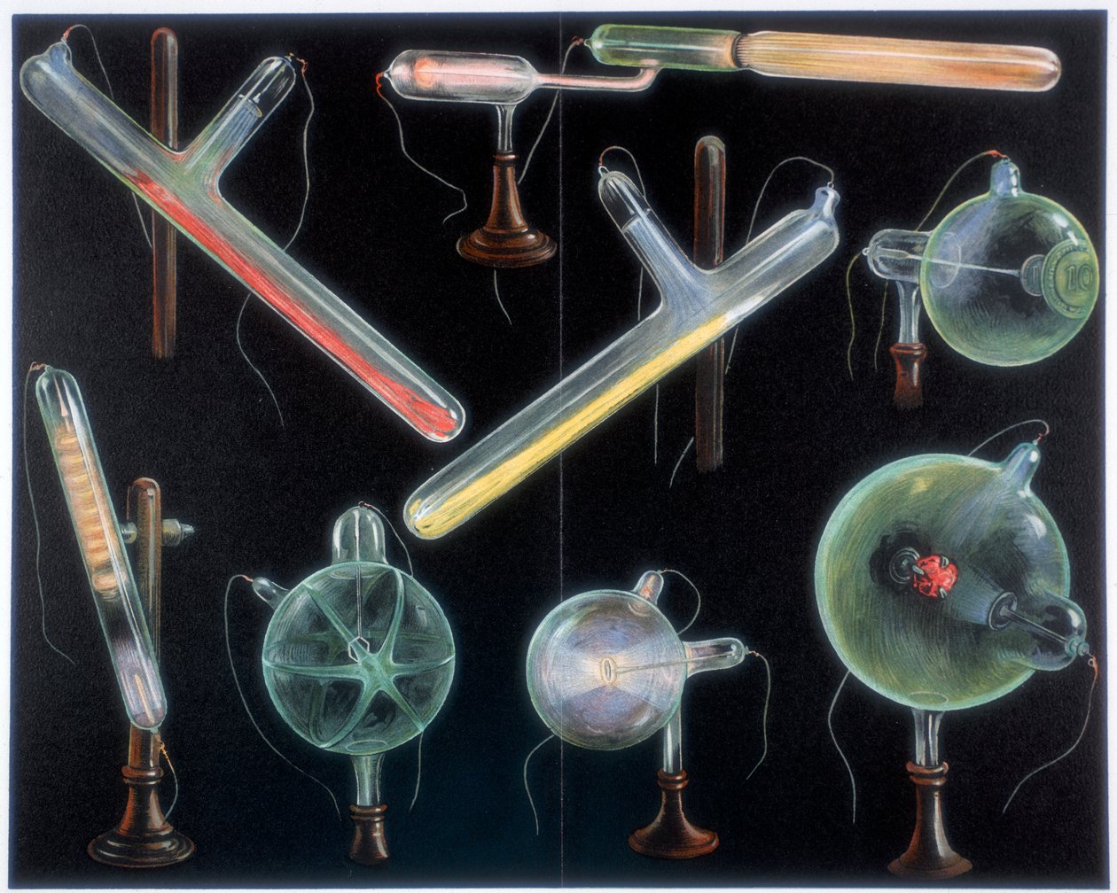 Diverses substances fluorescentes dans des tubes à vide de différentes formes, 1903 - Unbekannt