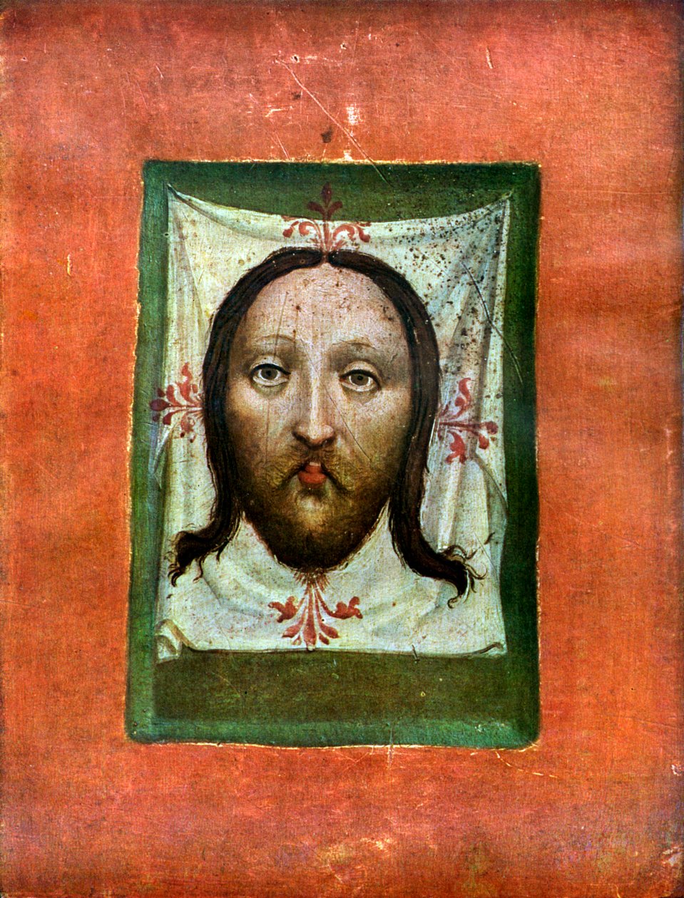 Vera Icon, panneau arrière de la Vierge viennoise - Unbekannt