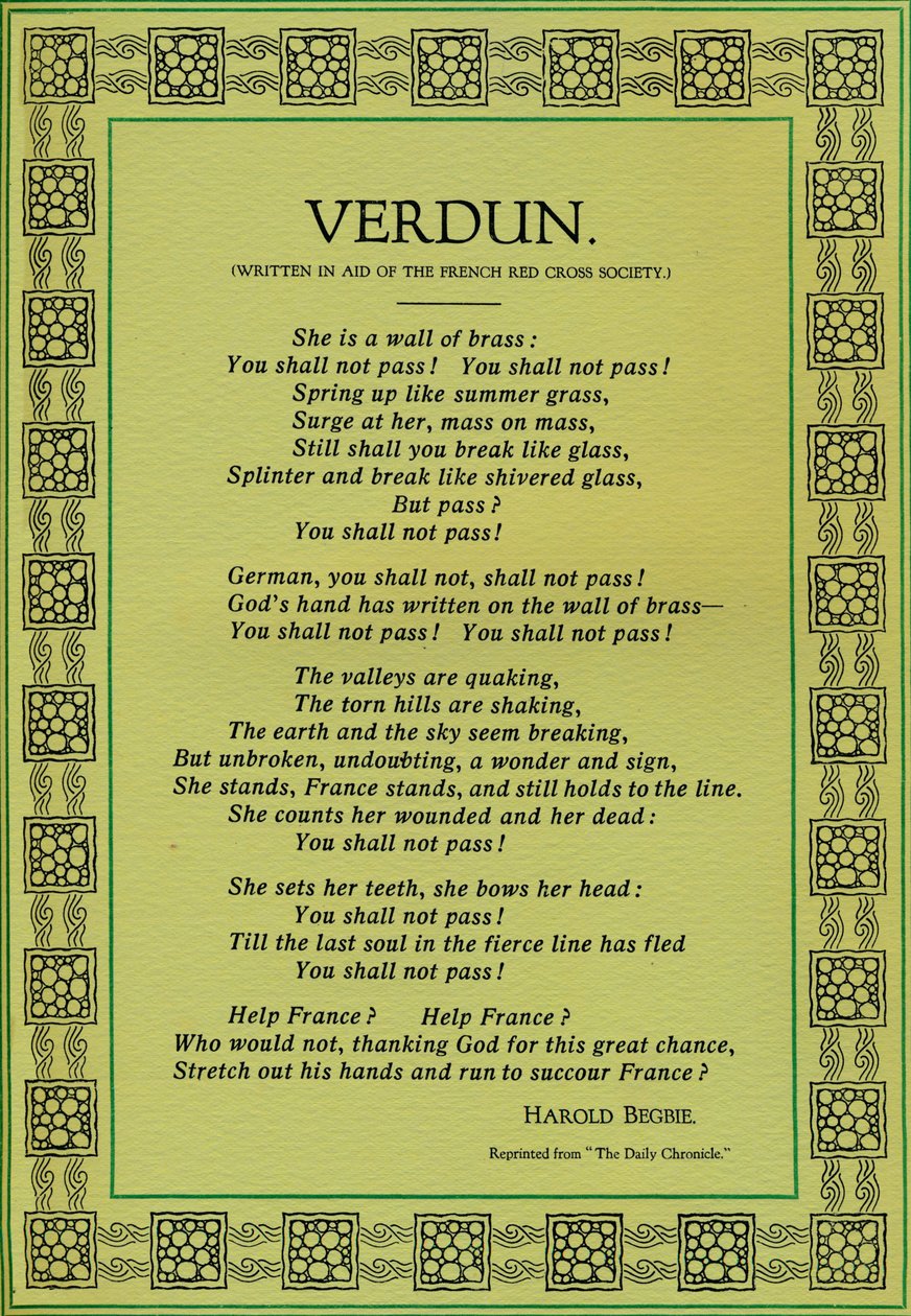 Verdun, 1916 - Unbekannt