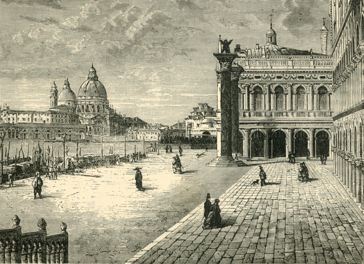 Vue de Venise : Le Molo, 1890 - Unbekannt