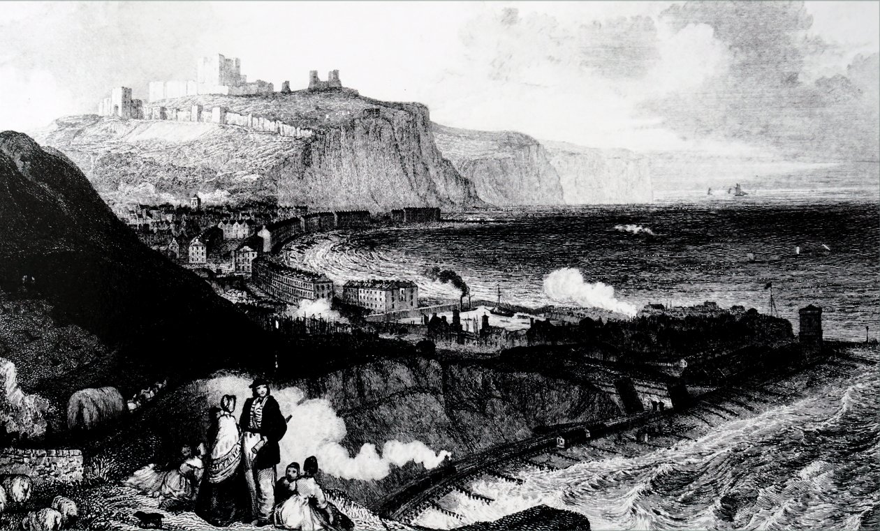 Vue de Douvres depuis la falaise de Shakespeare - Unbekannt