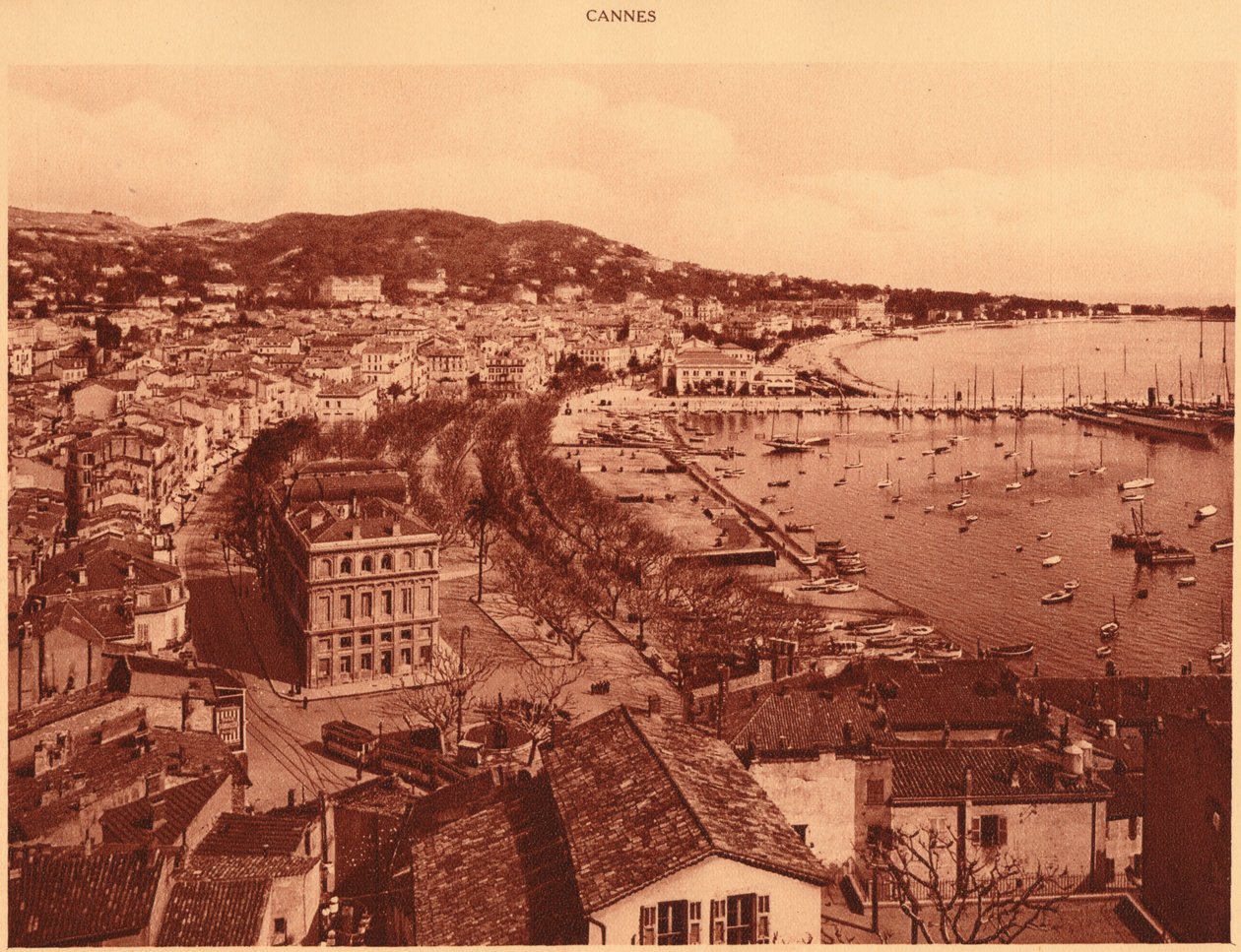 Vue prise du Mont Chevalier, Cannes, 1930 - Unbekannt