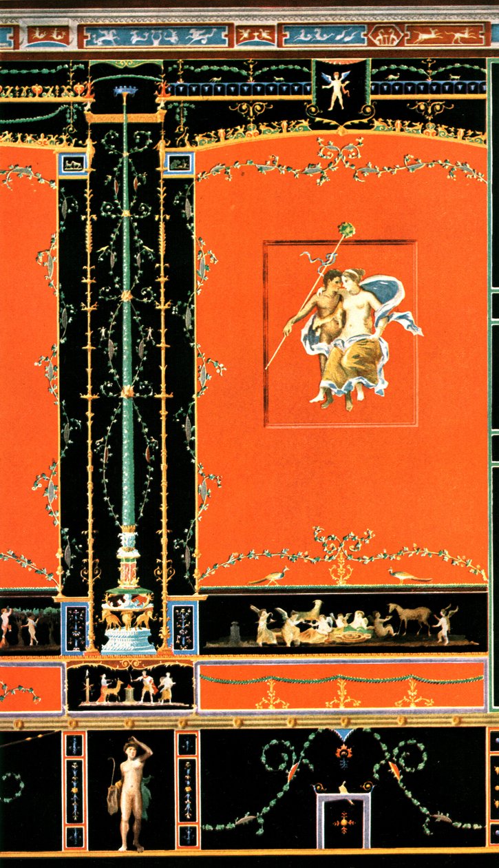Décoration murale, Pompéi, Italie, 1928 - Unbekannt
