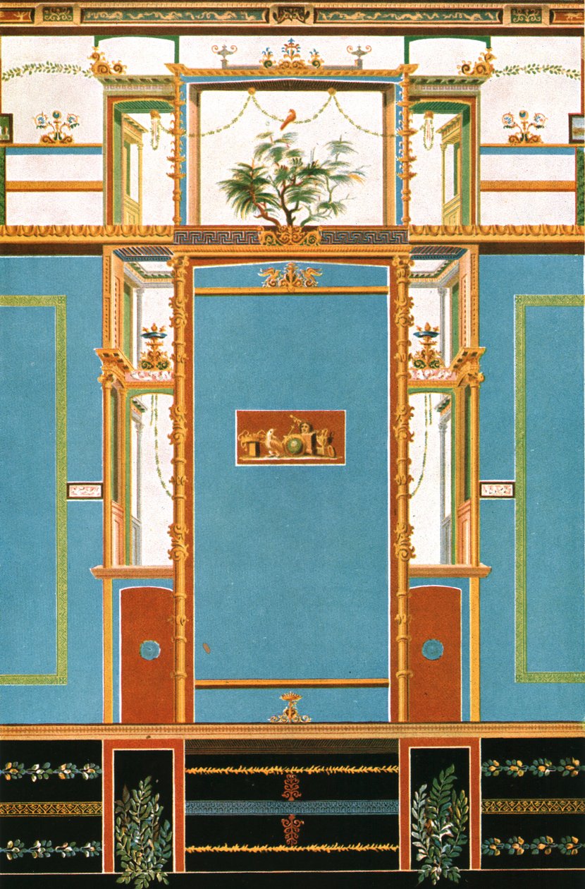 Décoration murale, Pompéi, Italie, 1928 - Unbekannt