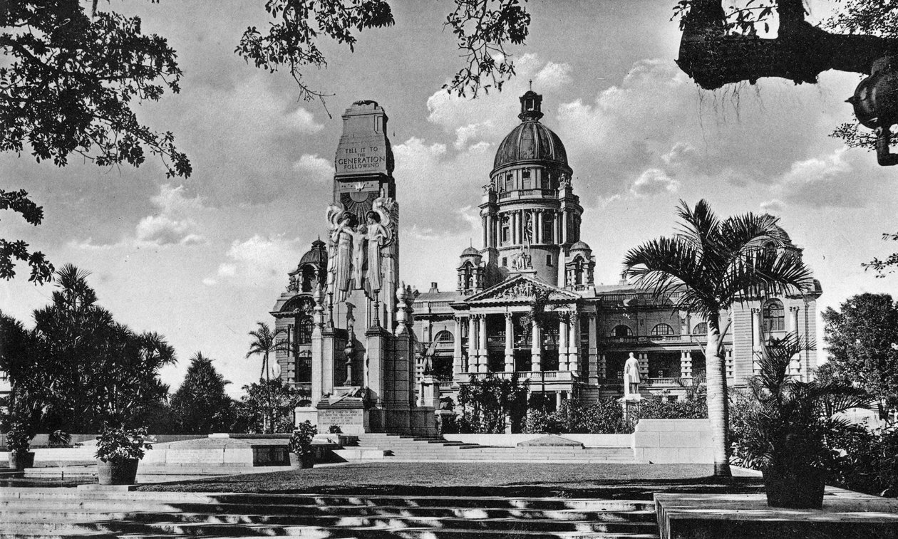 Mémorial de guerre et hôtel de ville, Durban, Afrique du Sud - Unbekannt