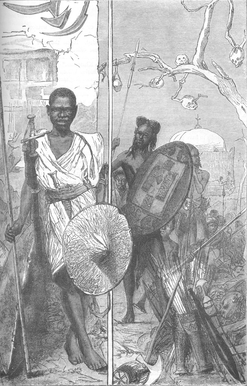 Guerriers du Mahdi, vers 1885 - Unbekannt
