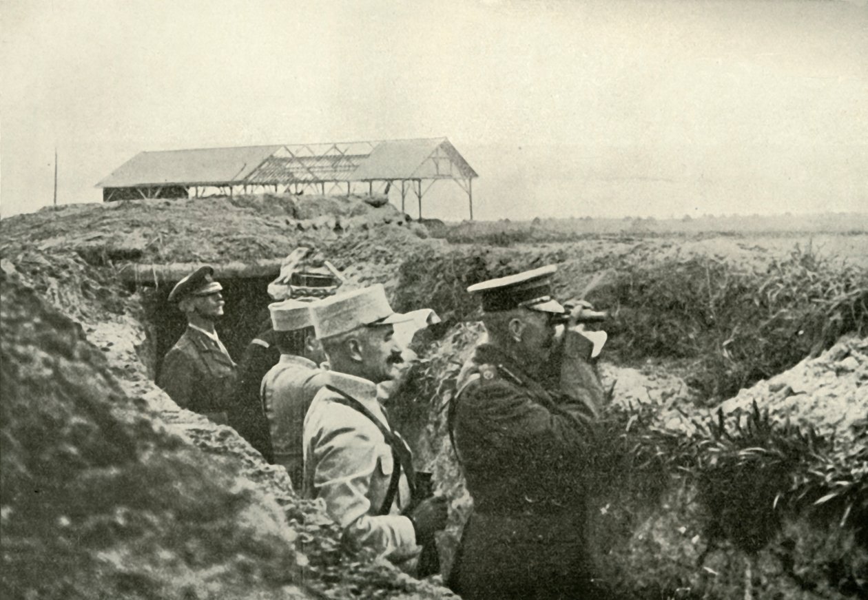 Regarder la bataille en France, vers 1915, 1919 - Unbekannt