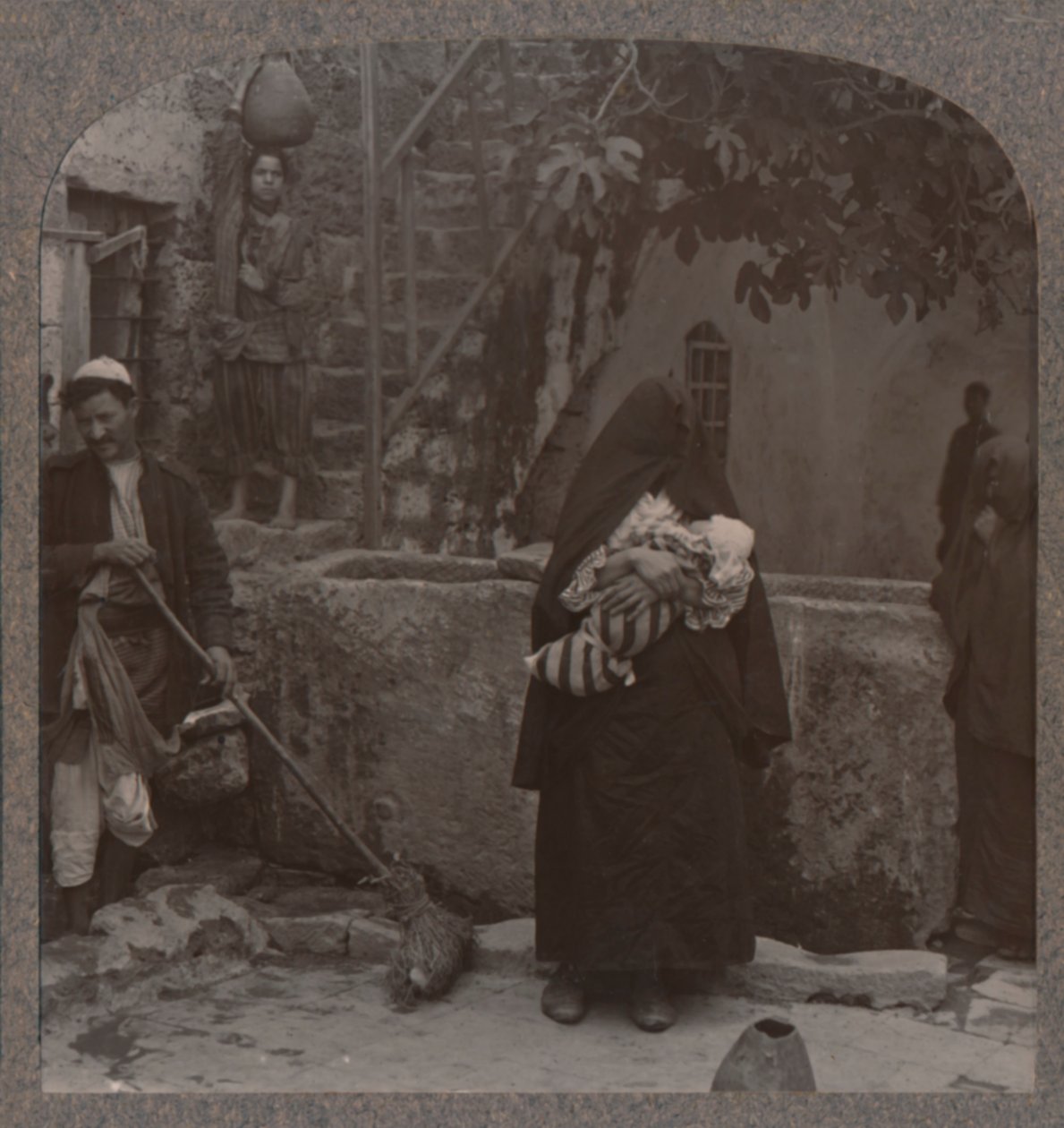 Puits près de la maison de Peter, Jaffa, vers 1900 - Unbekannt