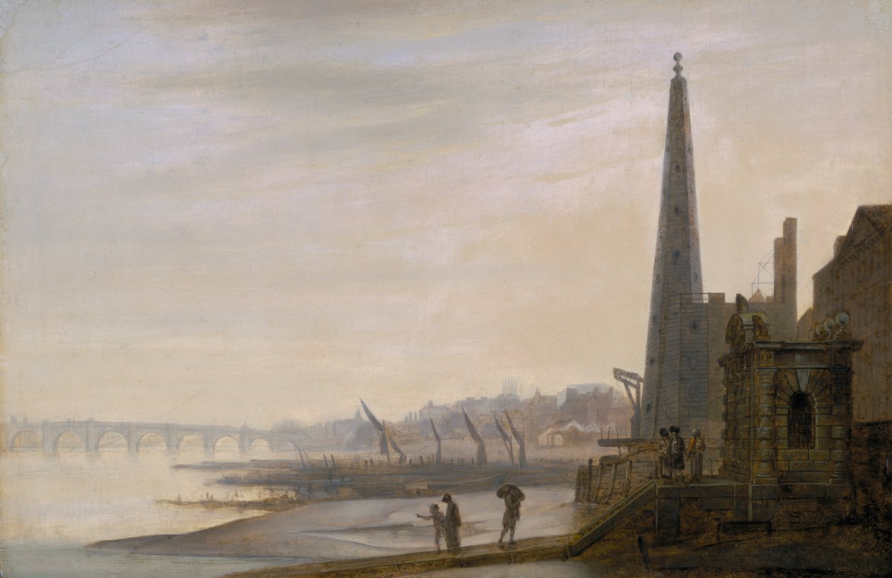 Westminster depuis York Stairs, vers 1780 - Unbekannt
