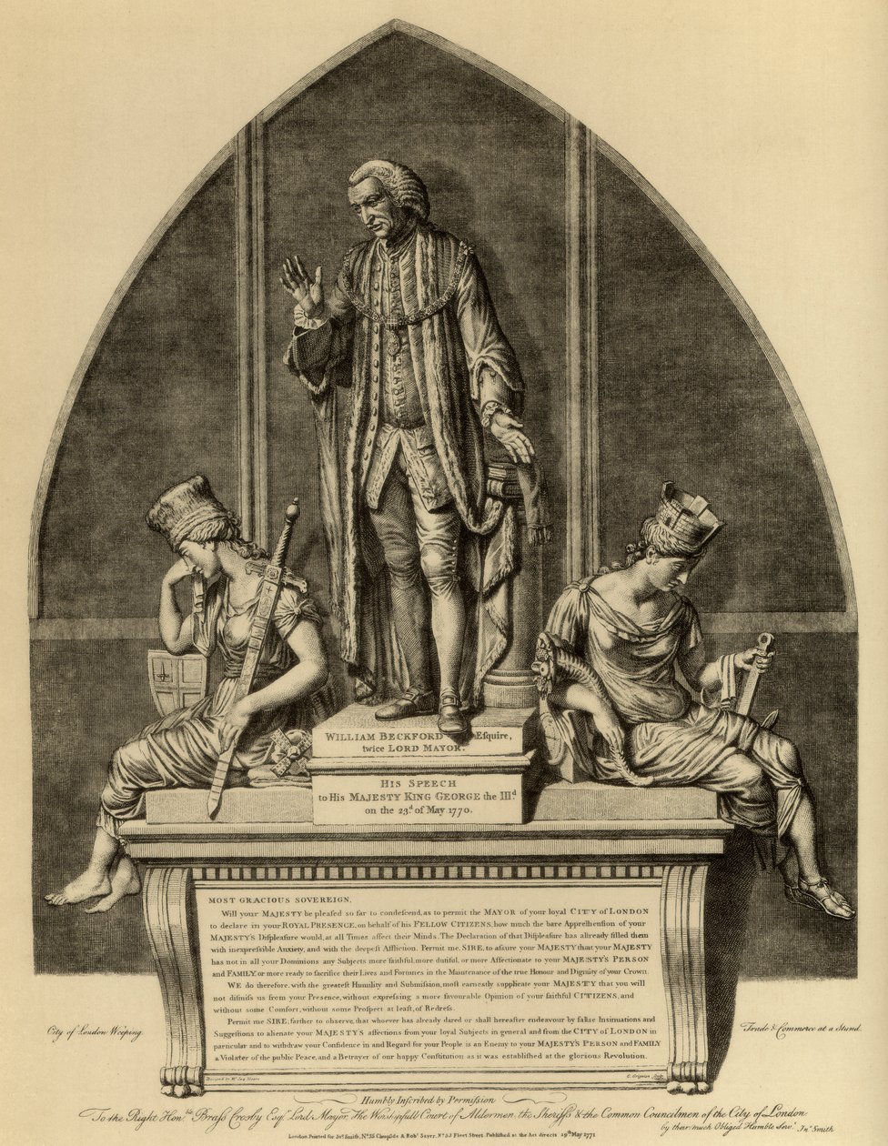 William Beckford et son discours au roi George III, 1770 1886 - Unbekannt