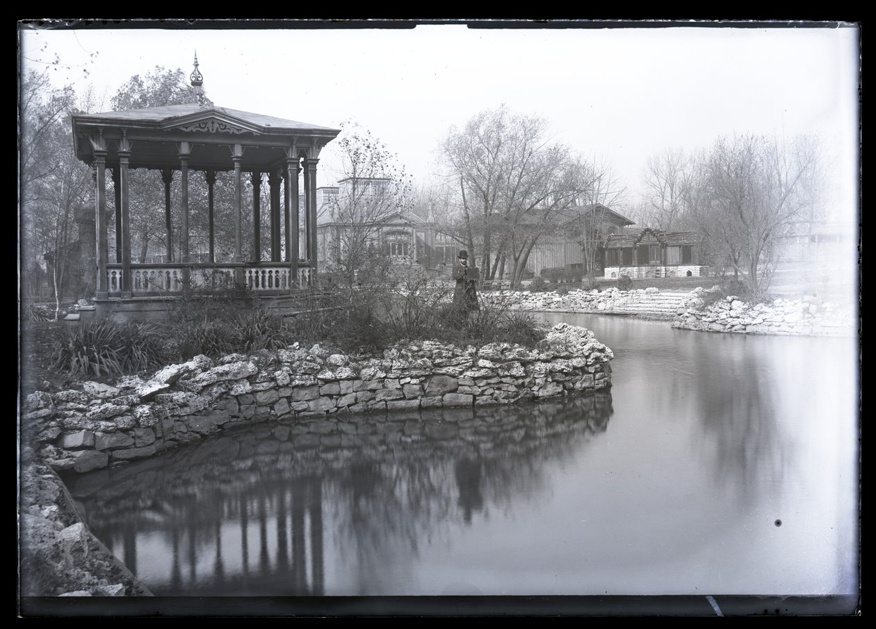 William Butler, principal du lycée Yeatman, prenant des photographies au parc Fairground - Unbekannt