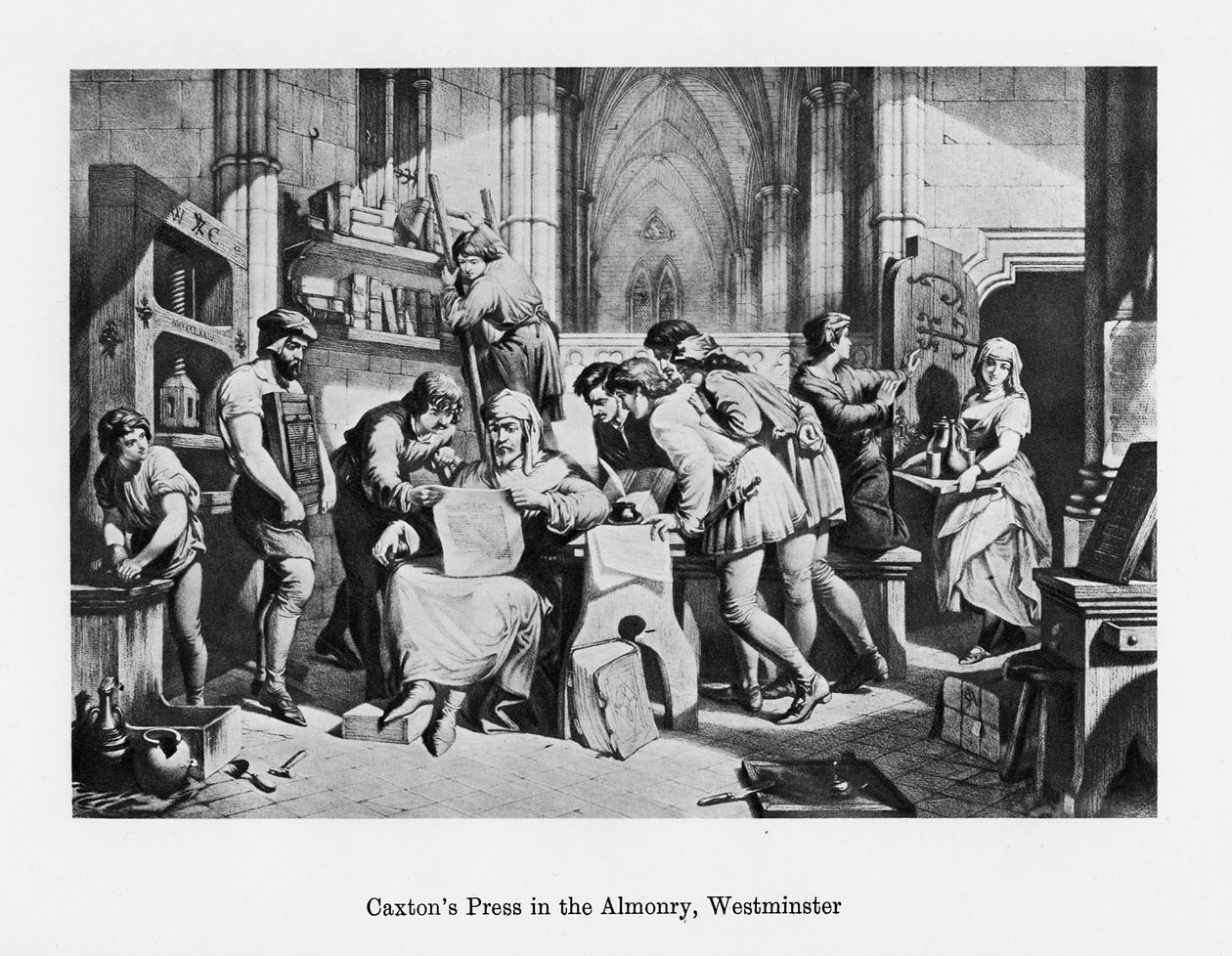 La presse de William Caxton dans l