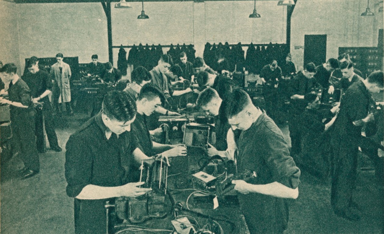 Atelier de mécaniciens opérateurs sans fil, 1940 - Unbekannt
