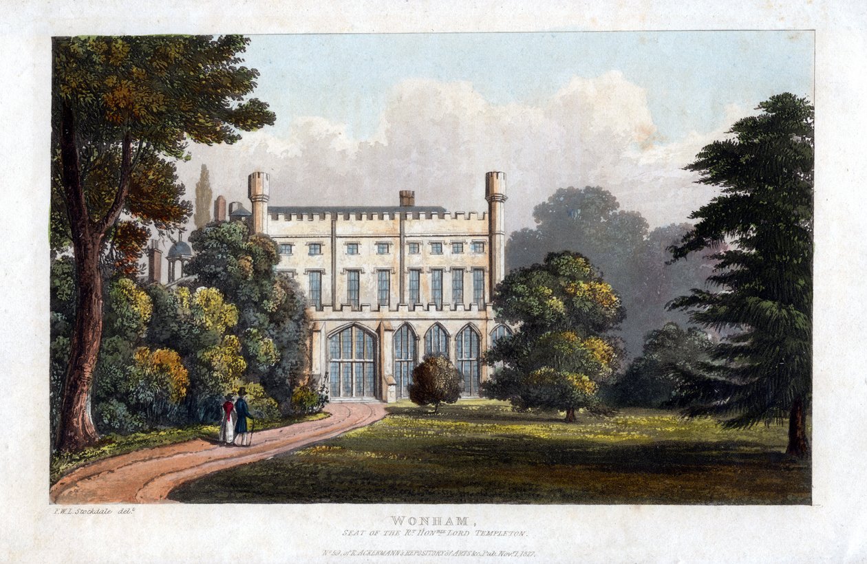 Wonham, Surrey, résidence de Lord Templeton, vers 1827 - Unbekannt