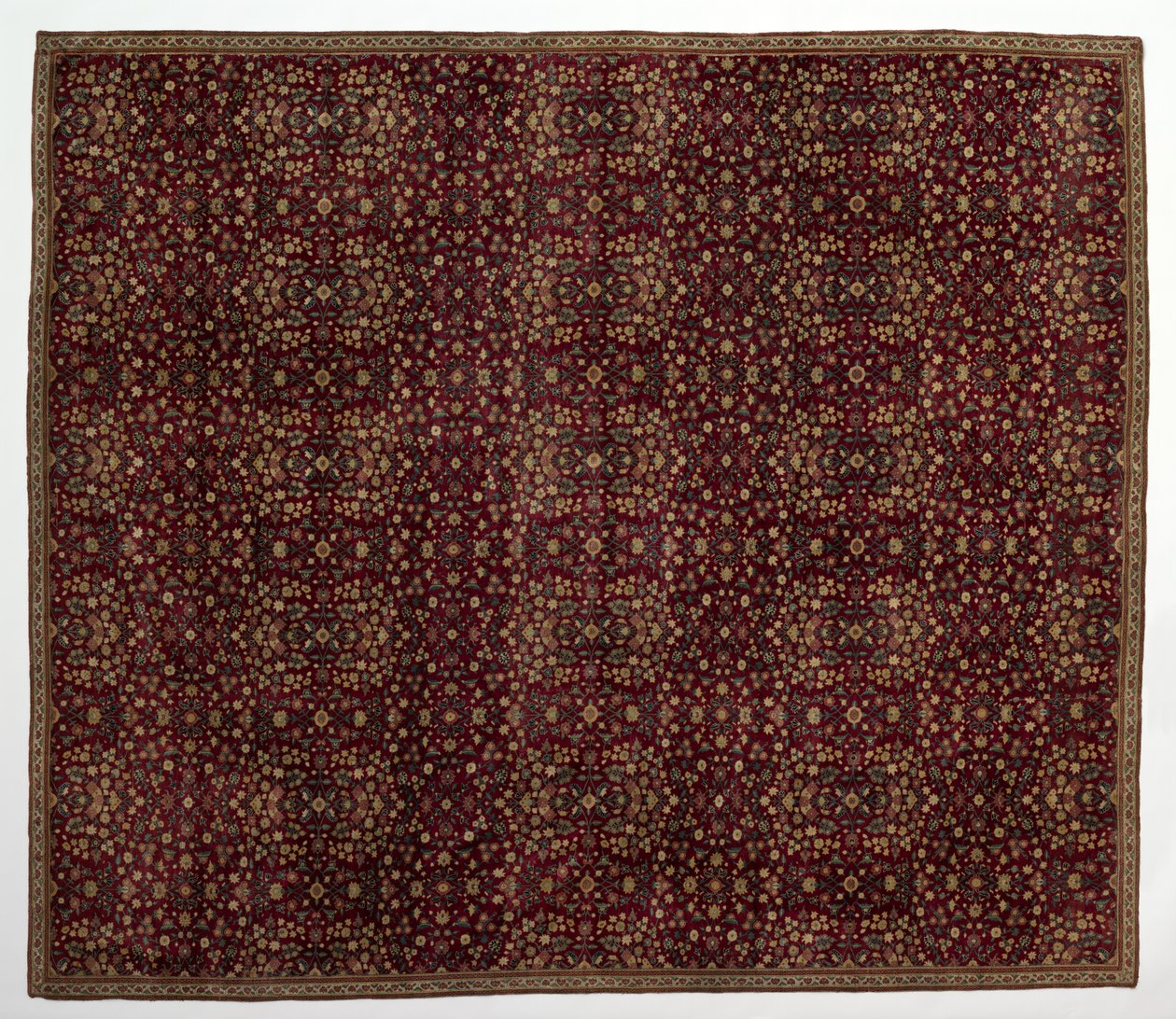 Tapis en laine avec décoration millefleurs, début des années 1600 - Unbekannt