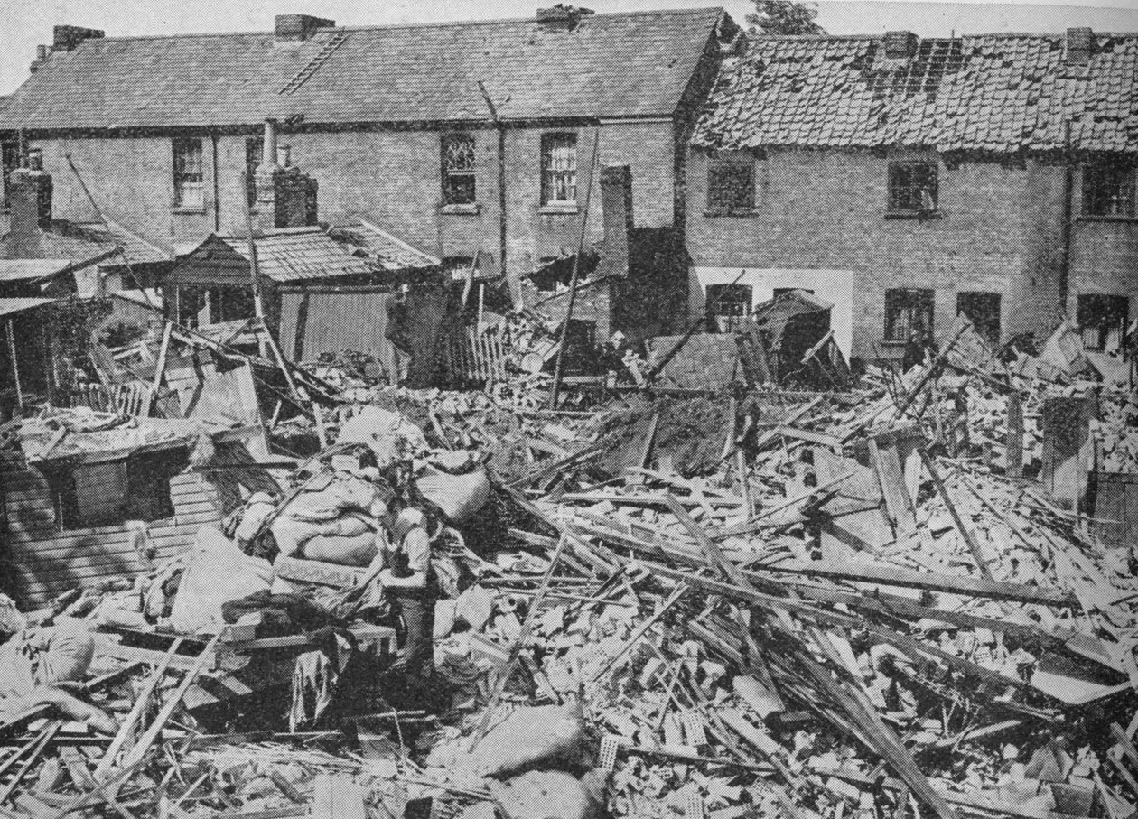 Travail des bombardiers et leur destruction, 1940 - Unbekannt