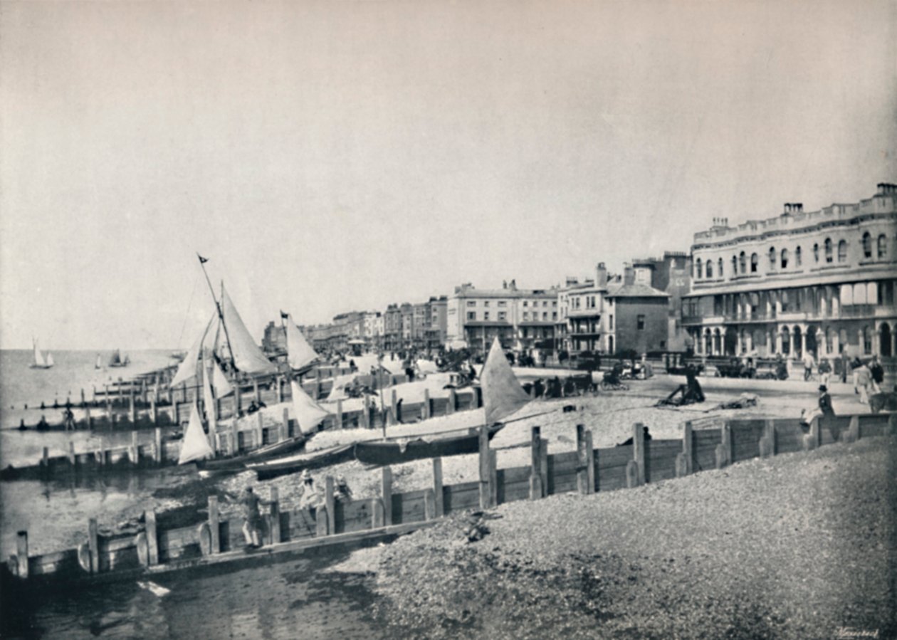 Worthing - Vue générale du front, 1895 - Unbekannt