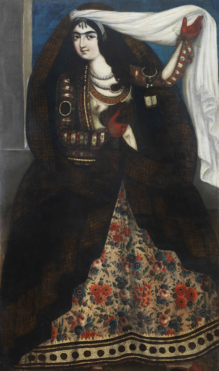Jeune femme portant un tchador, vers 1844-1850 - Unbekannt