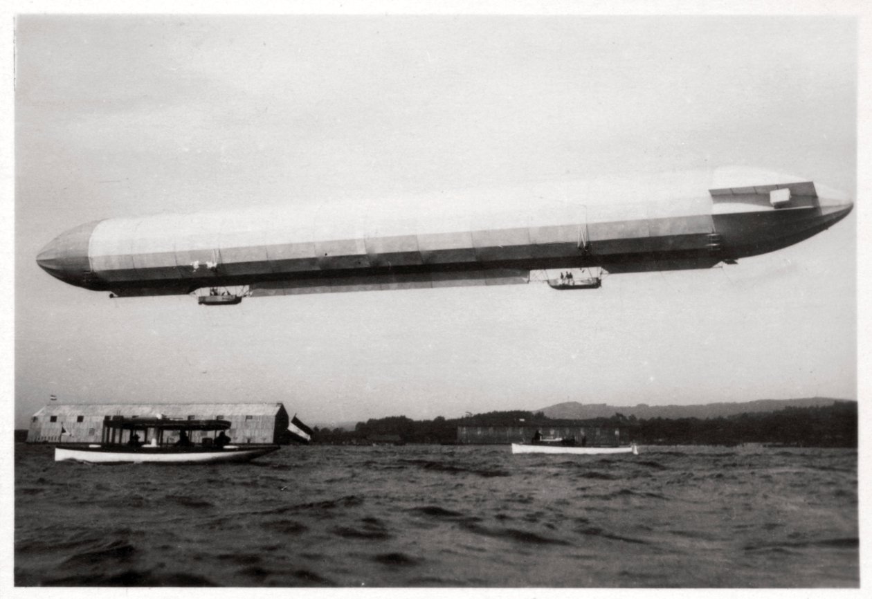 Zeppelin LZ3 en vol, Allemagne - Unbekannt