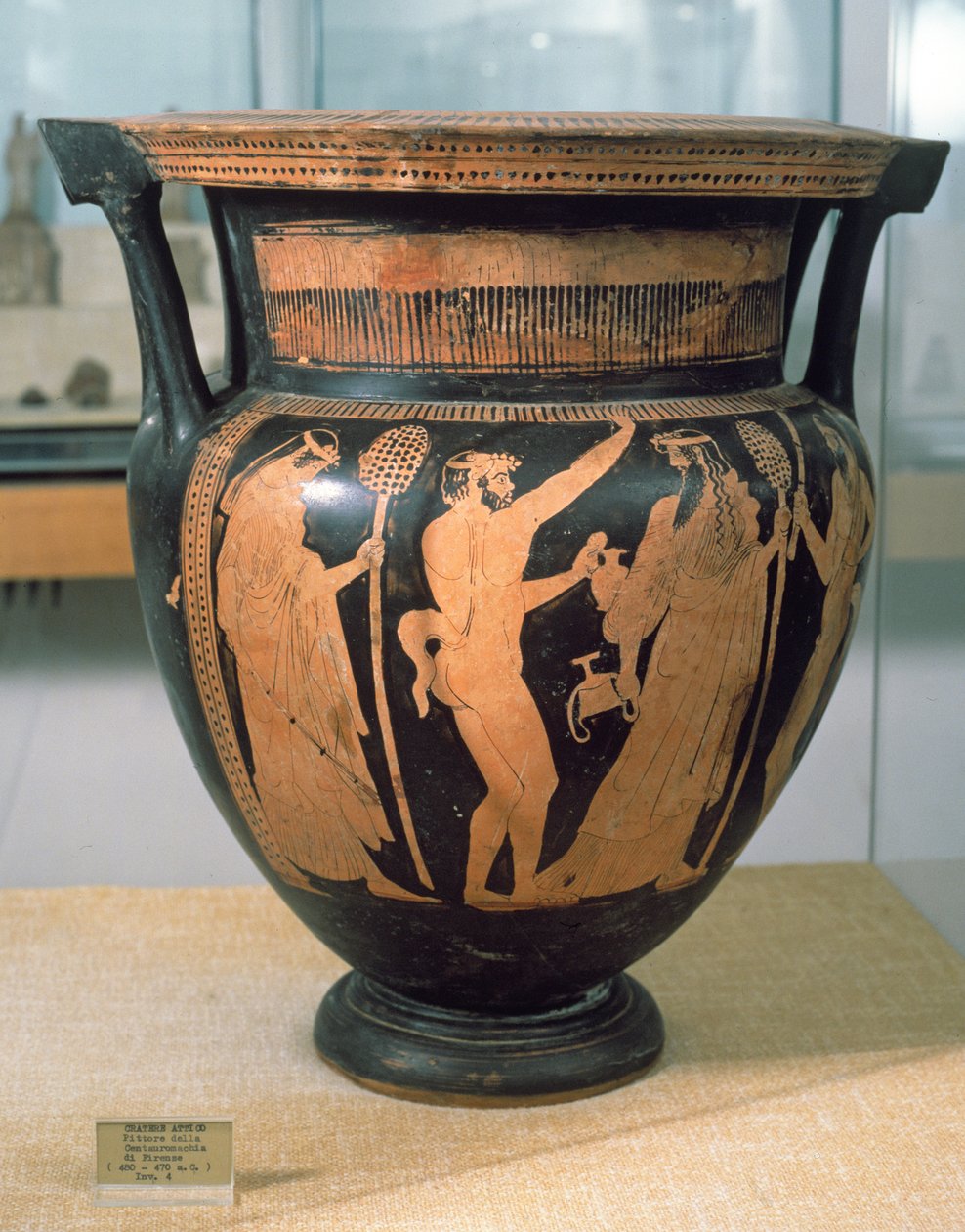 Cratère à figures noires, par le Peintre des Centaures, c.480-470 av. J.-C. - Unbekannt Unbekannt
