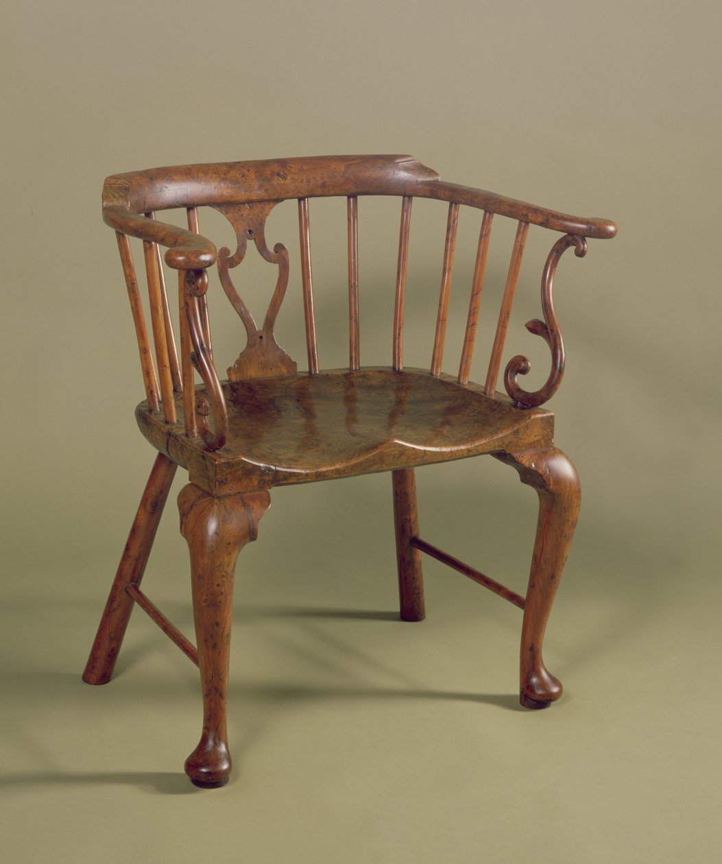 Chaise Windsor en if et orme, vers 1760 - Unbekannt Unbekannt