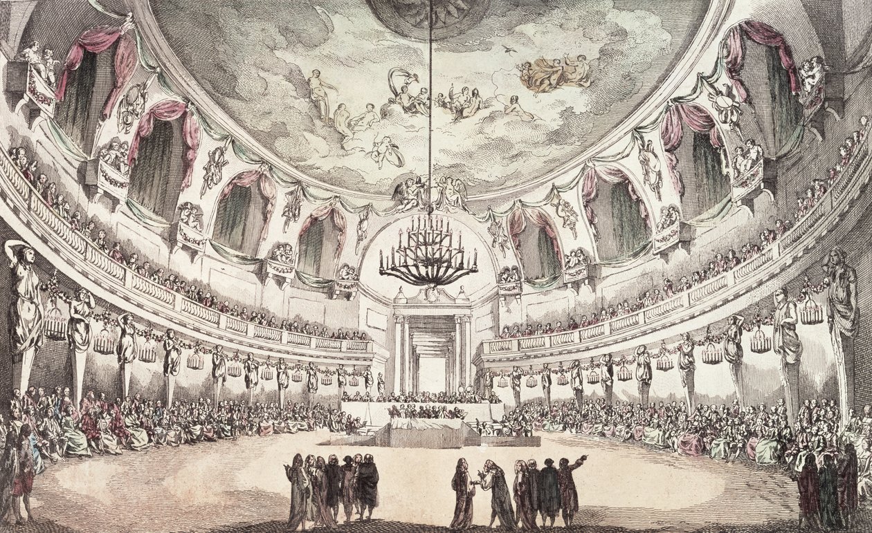 Salle de concert à Venise, XVIIIe siècle - Unbekannt Unbekannt
