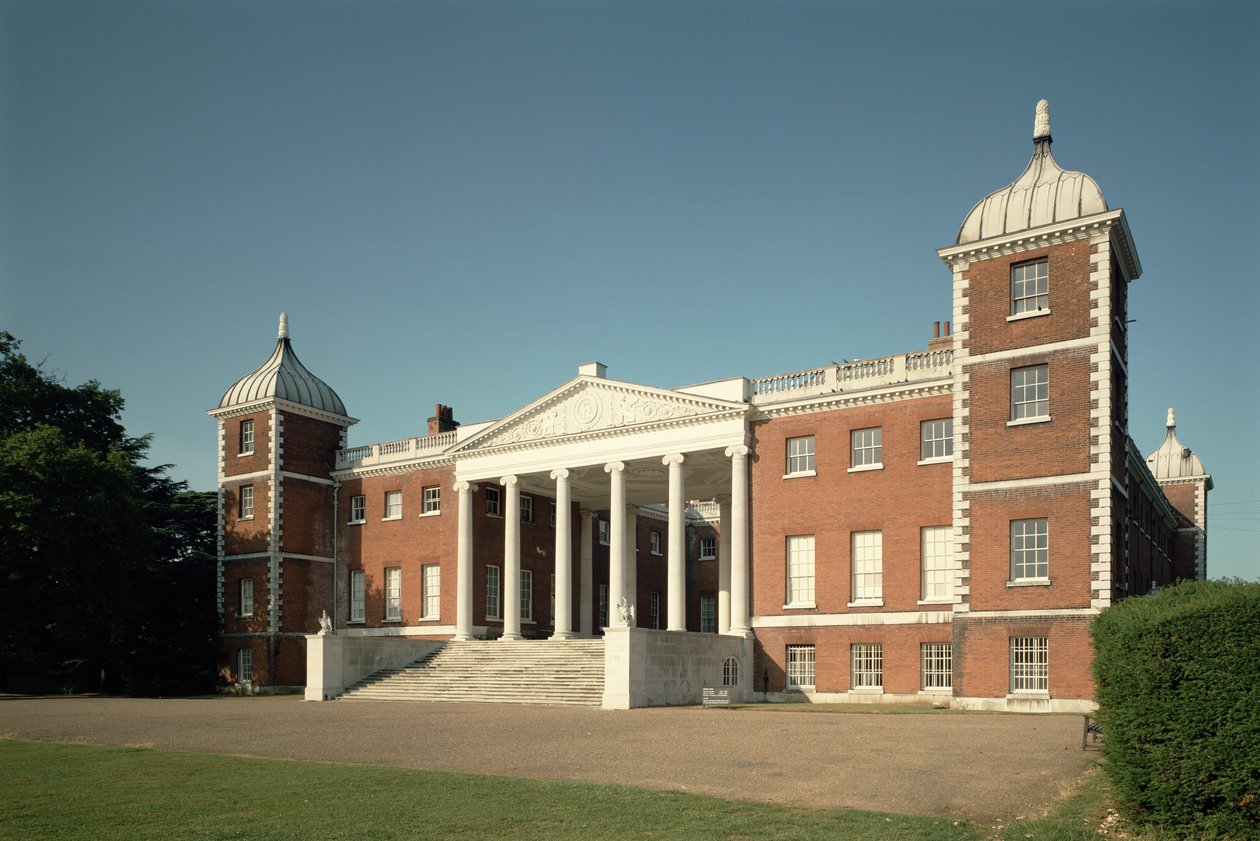 Vue extérieure du côté est, Osterley Park, Middlesex - Unbekannt Unbekannt