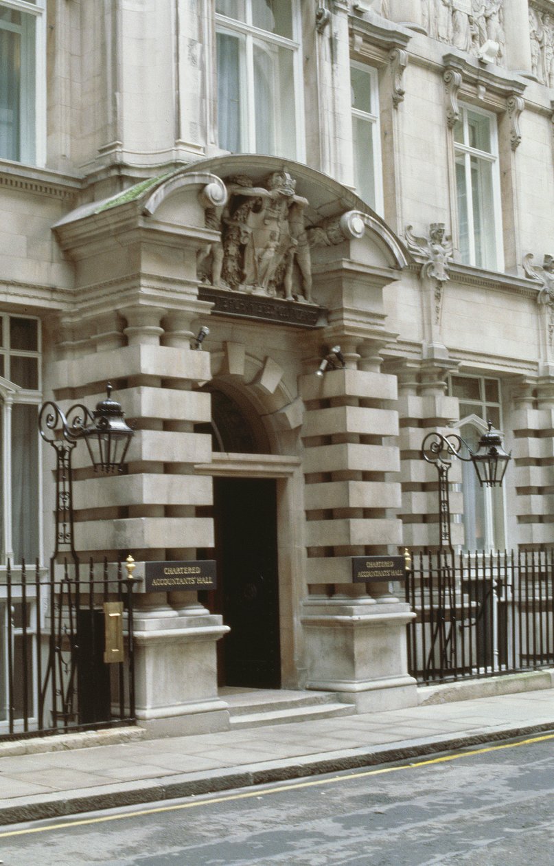 Institute of Chartered Accountants, Moorgate Place, Londres EC2 - Unbekannt Unbekannt