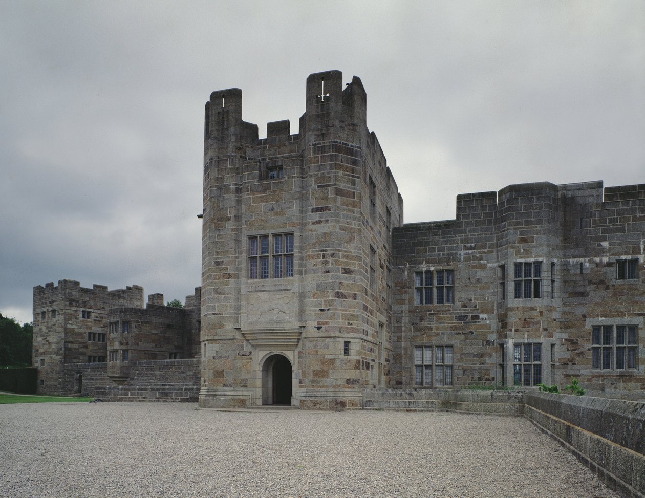 Entrée principale du Château Drogo, conçu par Sir Edwin Lutyens (1869-1944) 1910-30 - Unbekannt Unbekannt