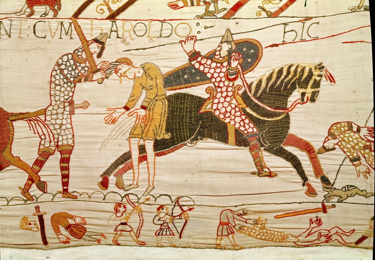 Les Normands tuent les hommes de Harold, Tapisserie de Bayeux - Unbekannt Unbekannt