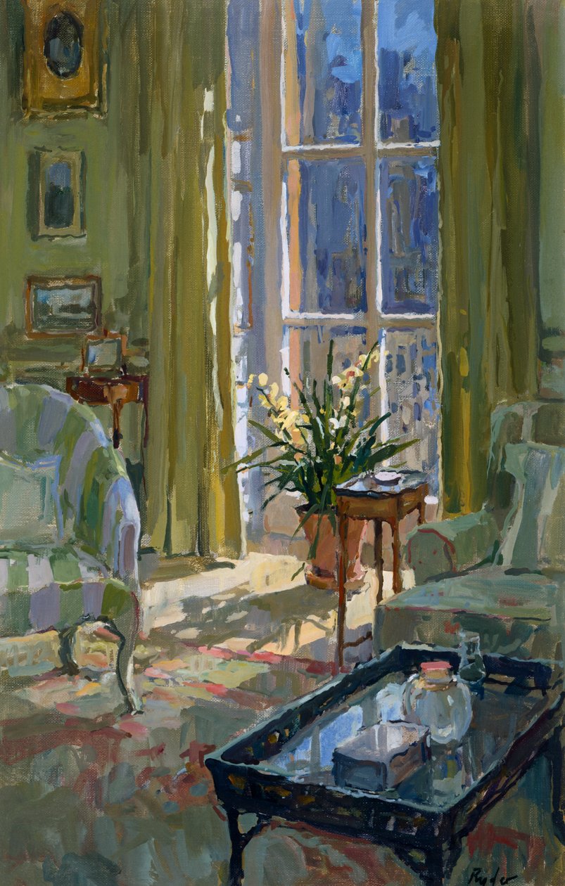 Salle du matin avec orchidée - Unbekannt Unbekannt
