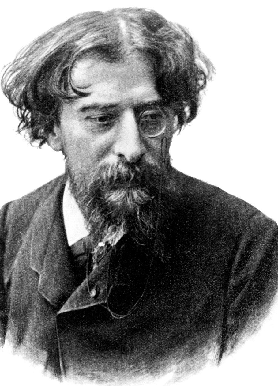 Alphonse Daudet (1840-1897) romancier français vers 1892 (gravure) - Unbekannter Künstler