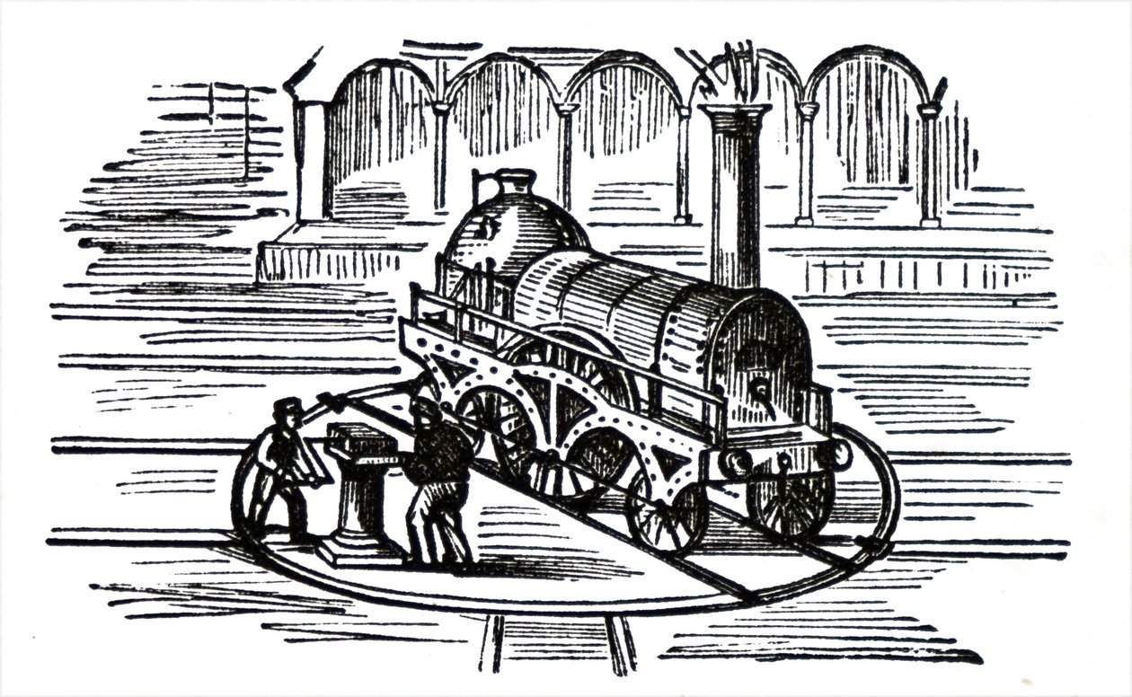 Un pont tournant pour locomotive - Unbekannt