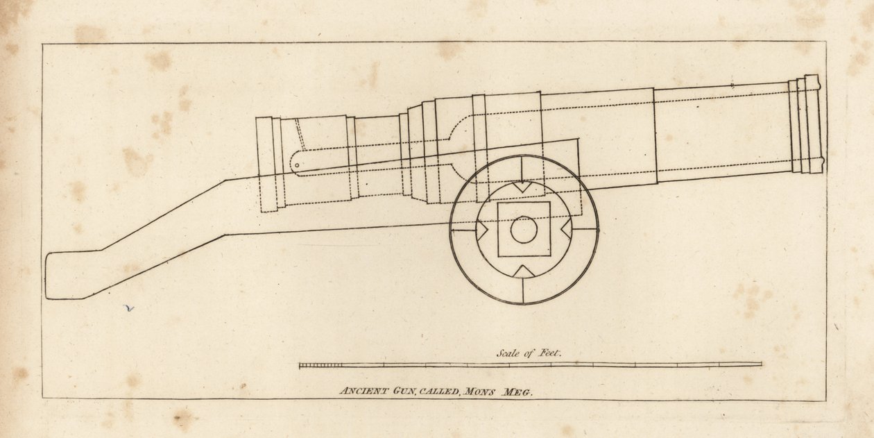 Bombarde ancienne ou canon appelé Mons Meg - Unbekannt