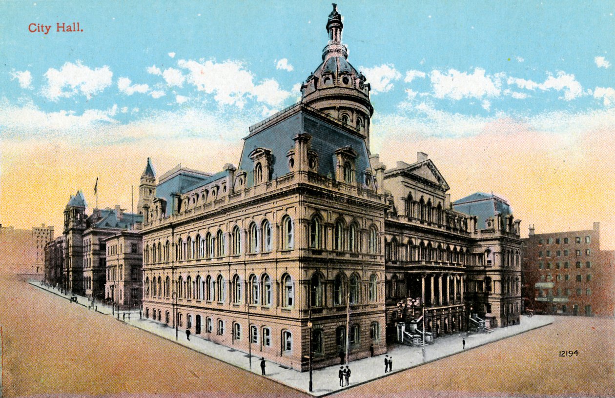Baltimore : Hôtel de ville - Unbekannter Künstler