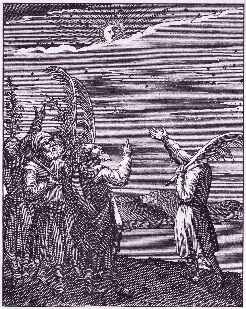 Bénédiction sur la nouvelle lune du livre publié à Utrecht - Unbekannter Künstler