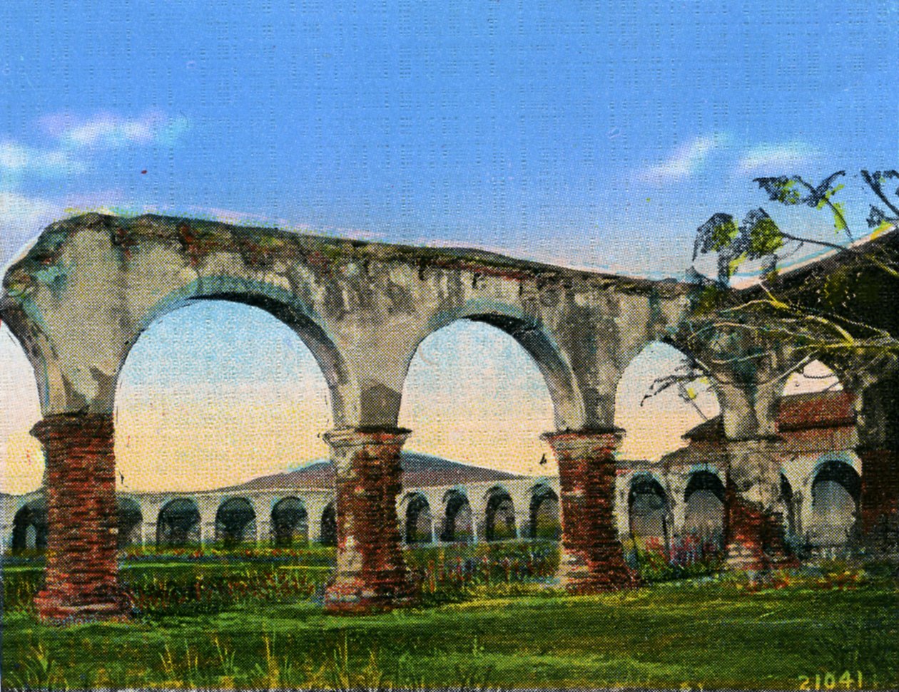 Californie : Arches de la Mission San Juan Capistrano - Unbekannter Künstler