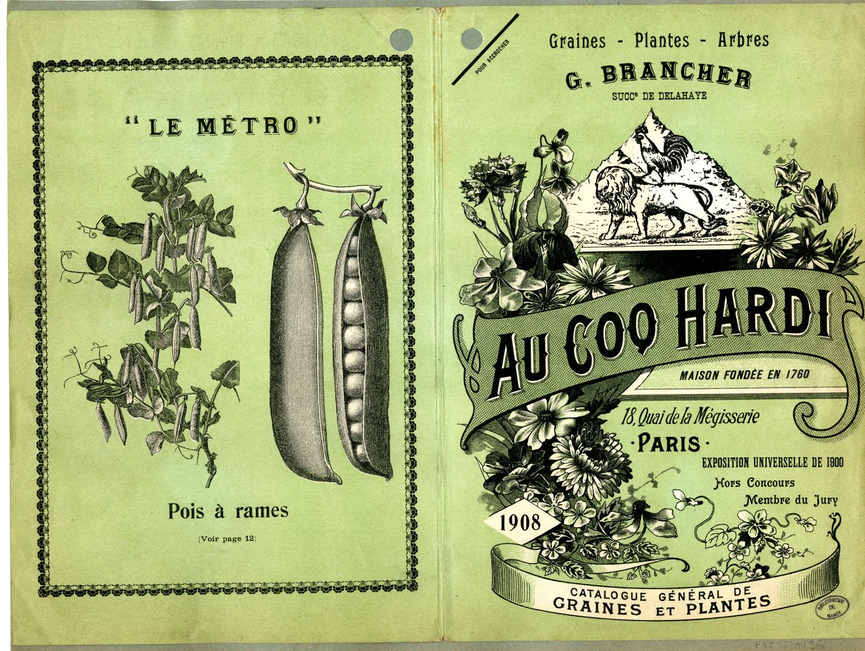 Catalogue général de graines et plantes - Unbekannter Künstler