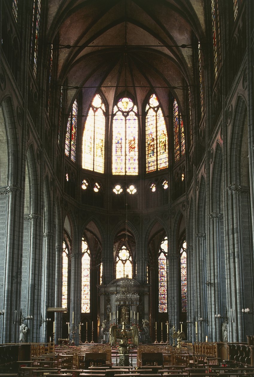 Nef centrale de la cathédrale Notre-Dame de Tournai - Unbekannter Künstler