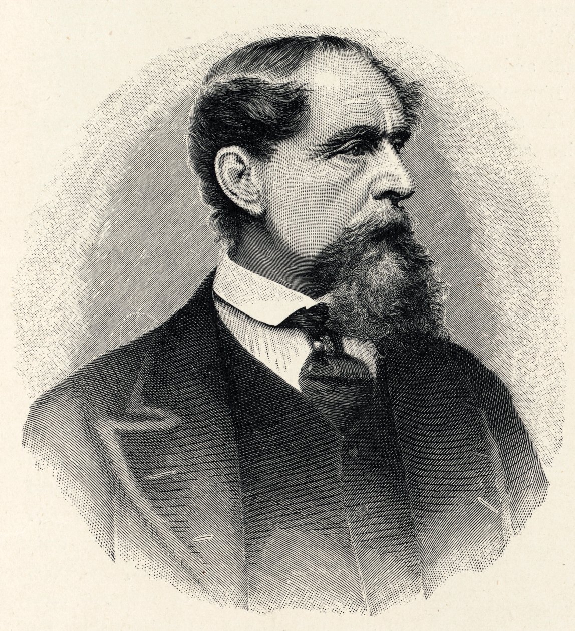 Charles Dickens - portrait - Unbekannter Künstler