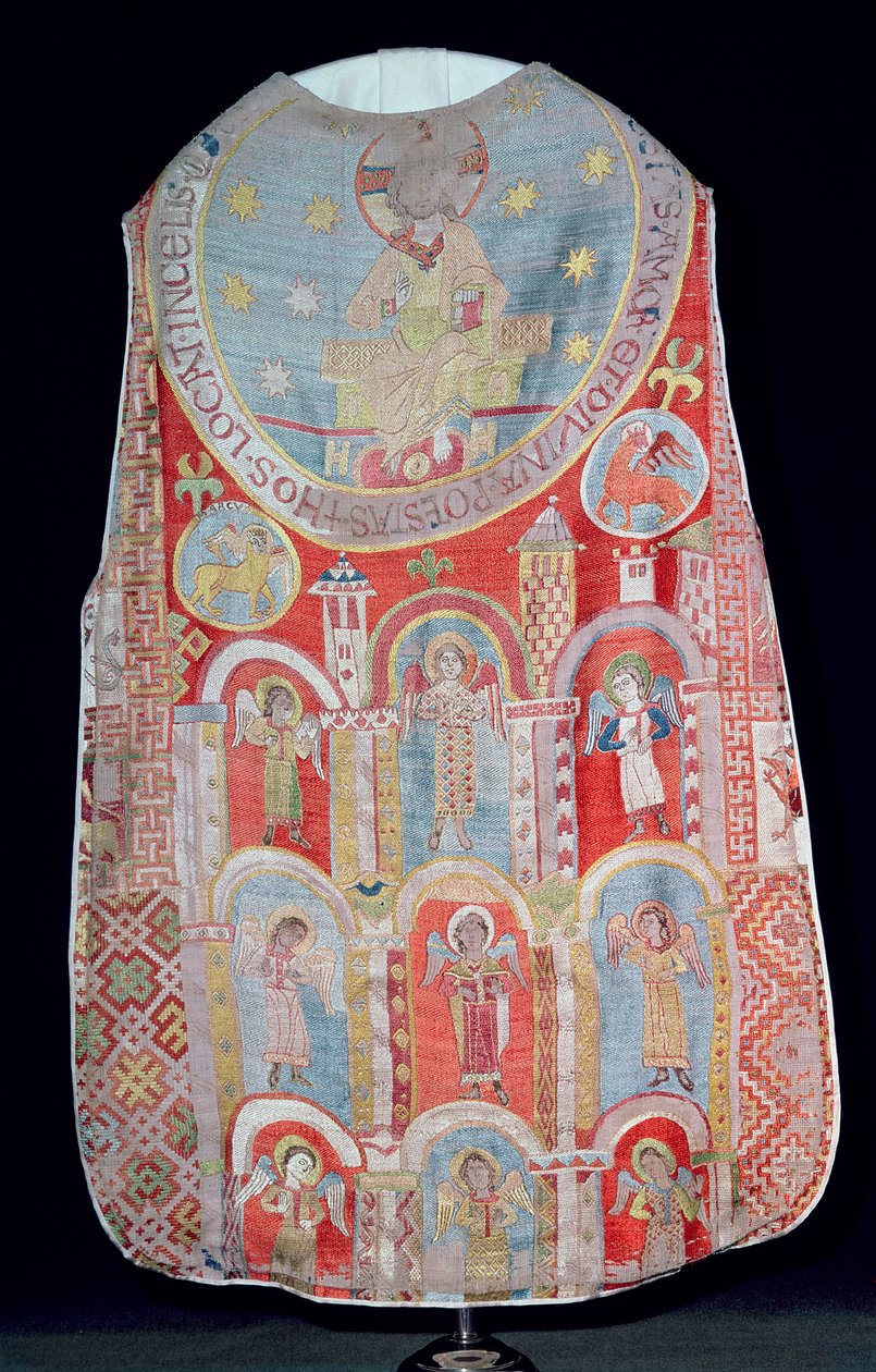 Chasuble du Couvent de Goess, Styrie, partie du célèbre ensemble pontifical, le 
