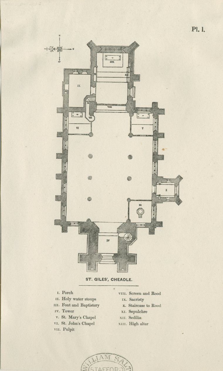Cheadle - Église St. Giles - Unbekannt