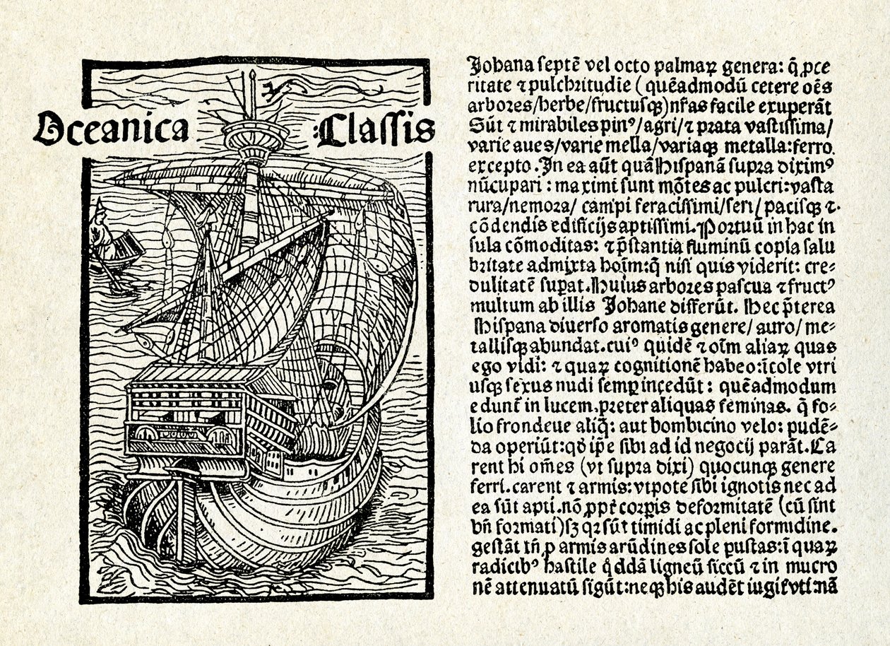 Lettre de Christophe Colomb - Unbekannter Künstler
