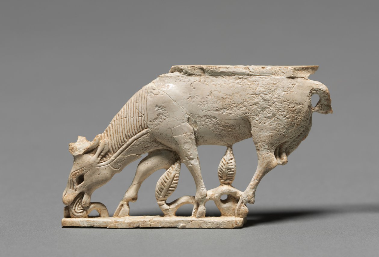 Plaque décorative : Cerf broutant, 900-800 av. J.-C. - Unbekannt