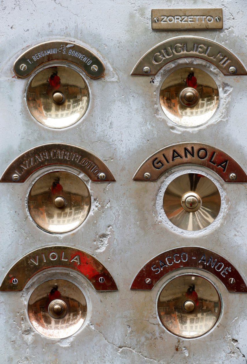 Bouton de sonnette, Venise, Italie - Unbekannt