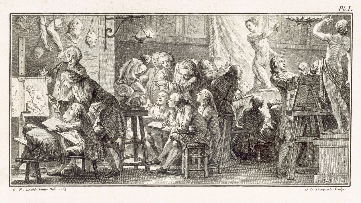 Classe de Dessin, illustration du 