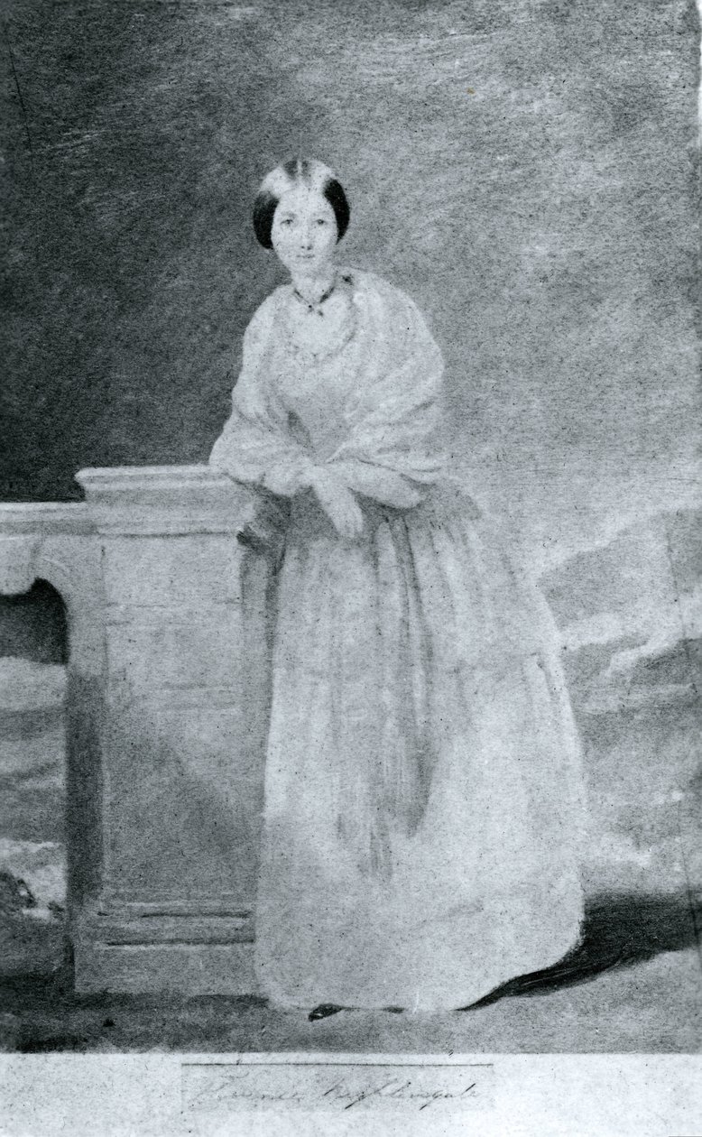 Florence Nightingale, infirmière anglaise et réformatrice des hôpitaux, vers 1860 - Unbekannt